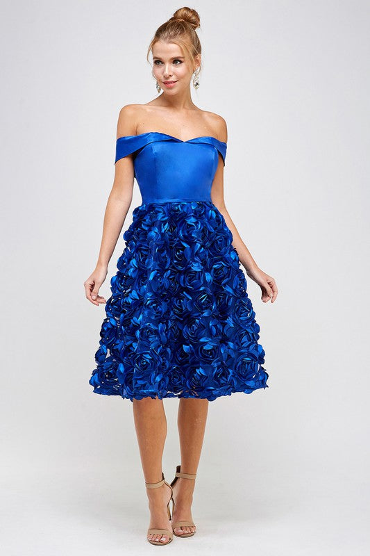 Mid-Length Floral Dress