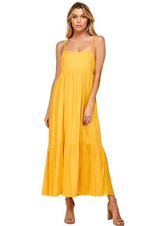 Sleeveless Tiered Maxi Dress