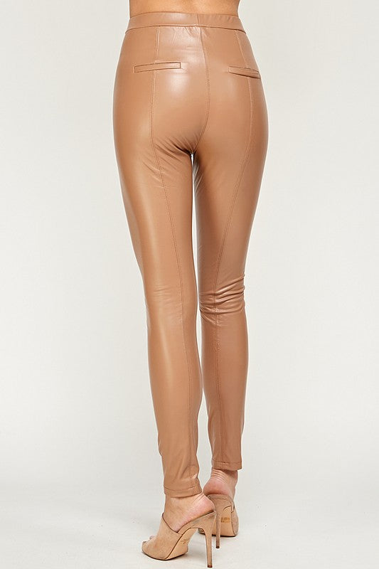 Faux Leather Pants