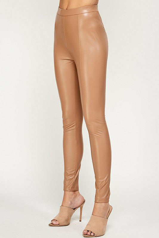 Faux Leather Pants