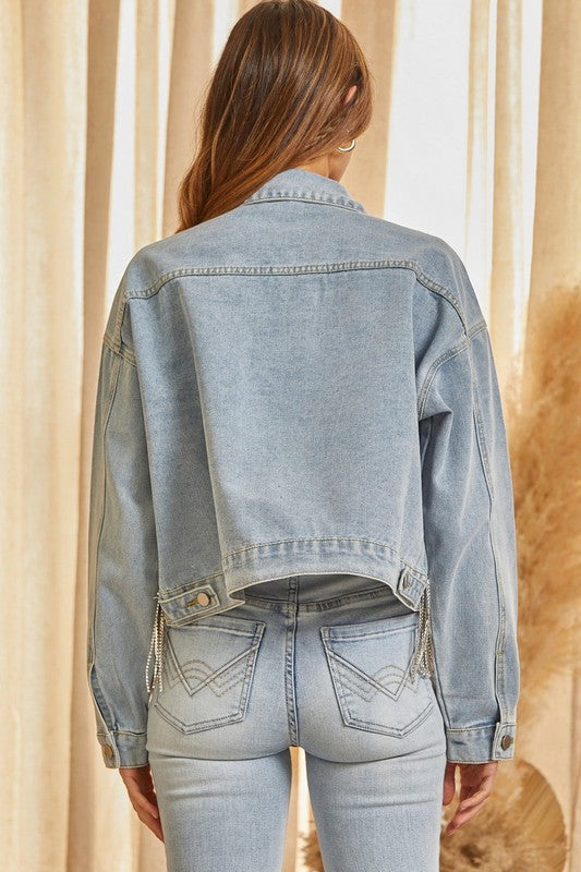 Fringe Denim Jacket