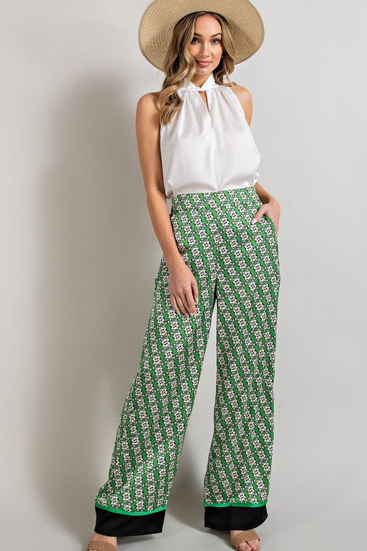 Printed Flair Pants