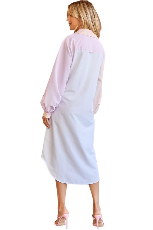 Block Colored Maxi Dress