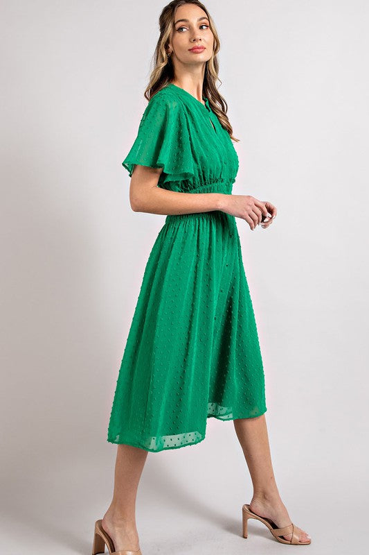 Button Down Midi Dress