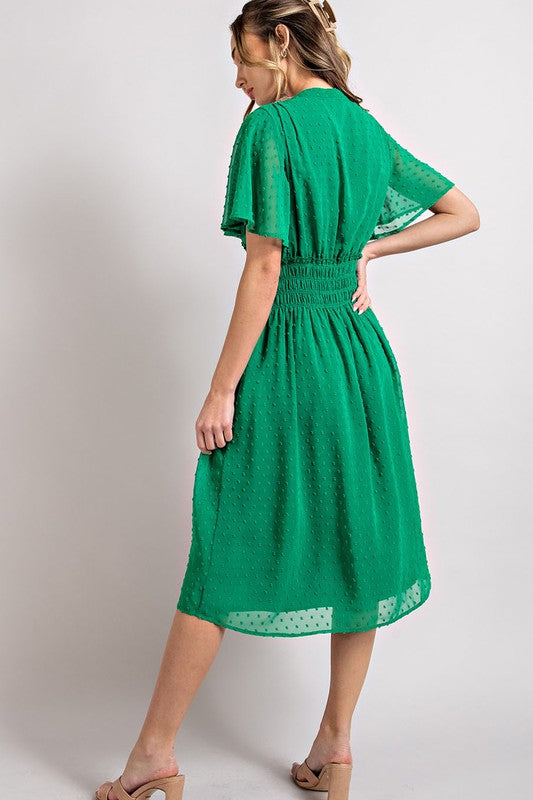 Button Down Midi Dress