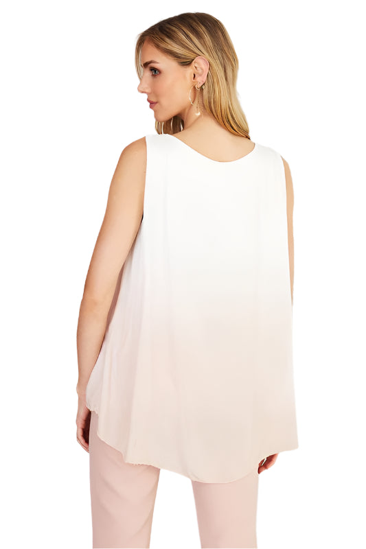 Ombre Double Layered Hi-lo Tank Top