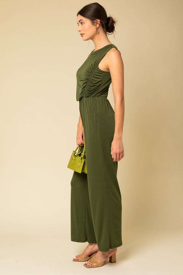 Side Ruched Jumpsuit