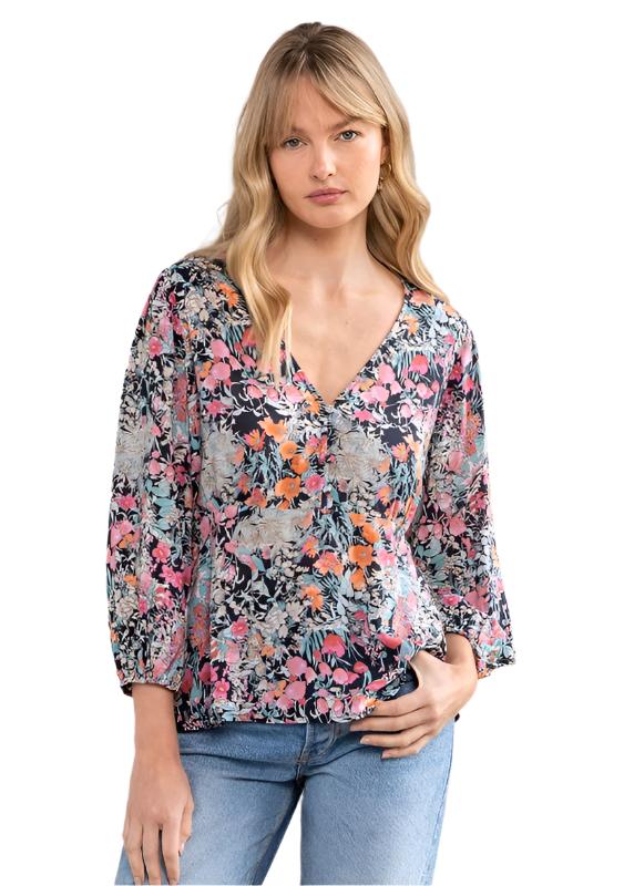 Spring Floral Blouse