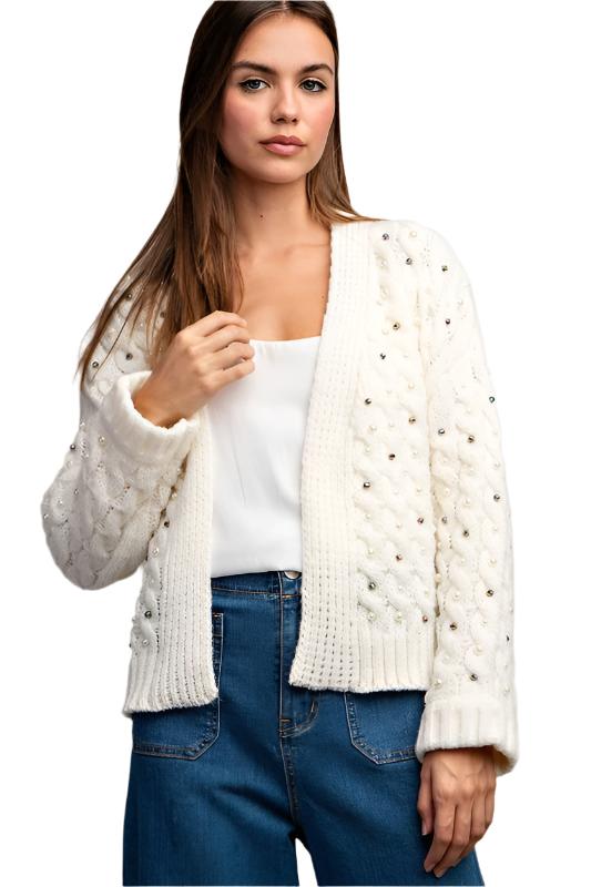 Jewel Crochet Cardigan