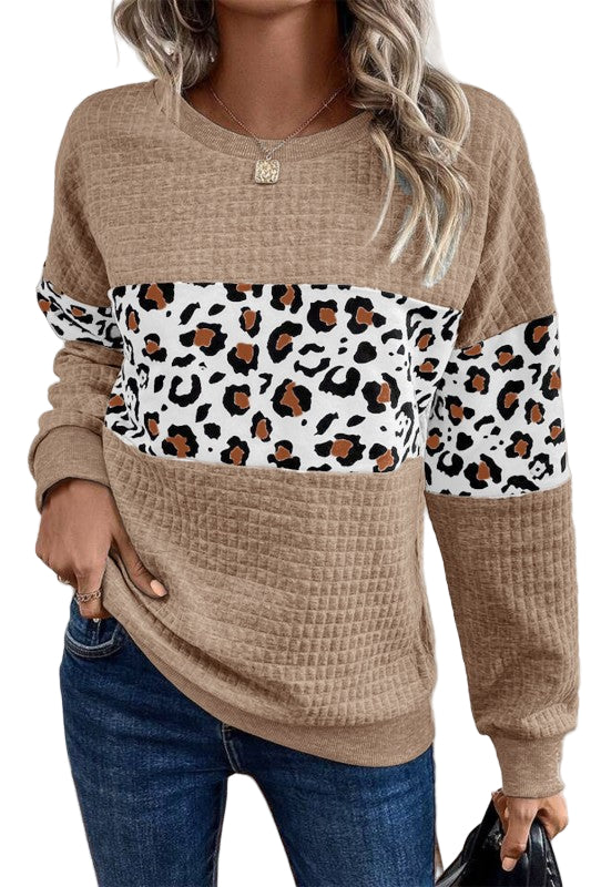 【新品】SAPEurRED LEOPARDHEAD CREWNECK SWEAT Cotton Crewneck Sweatshirt In Leopard For Women | J.Crew