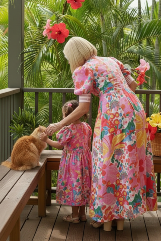 Tropical Lanai Long Dress