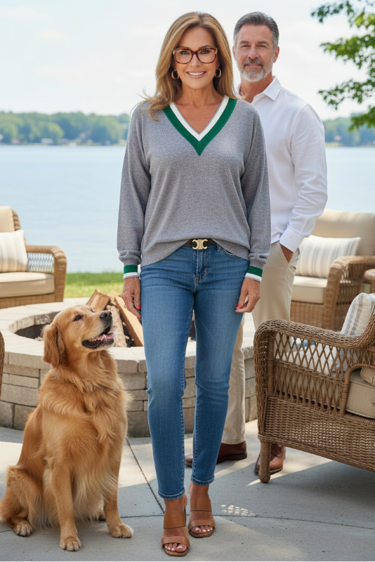 End of August Varsity Sweater
