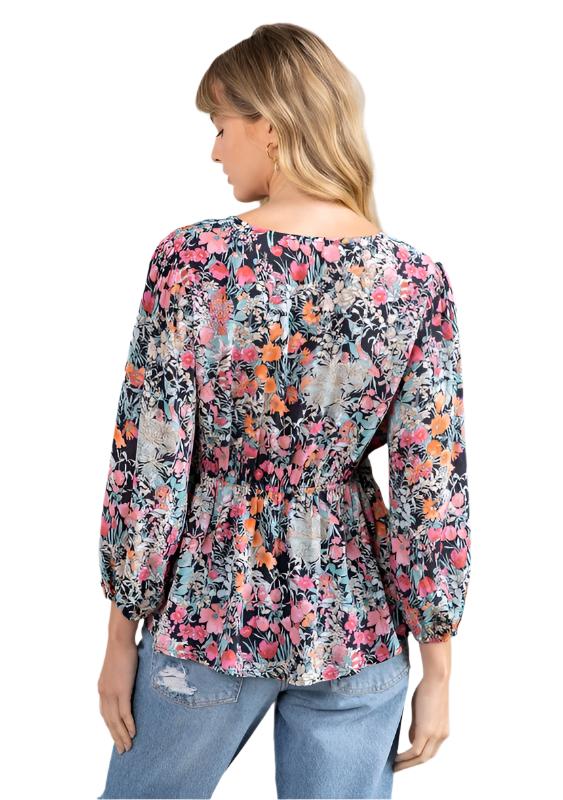 Spring Floral Blouse