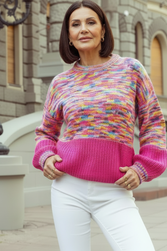 Milani Rainbow Confetti Sweater