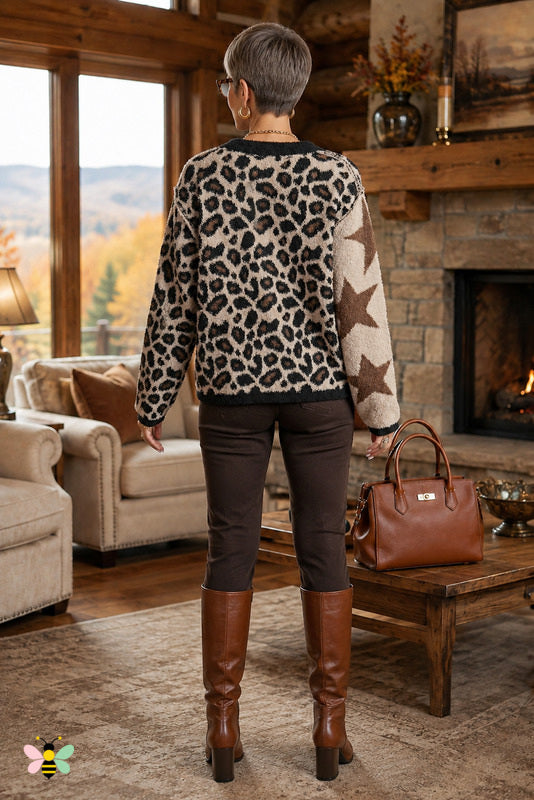 Aspen Wildstar Leopard Sweater
