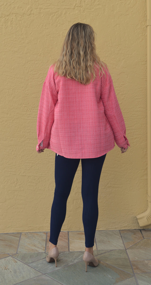 Pink Tweed Jacket