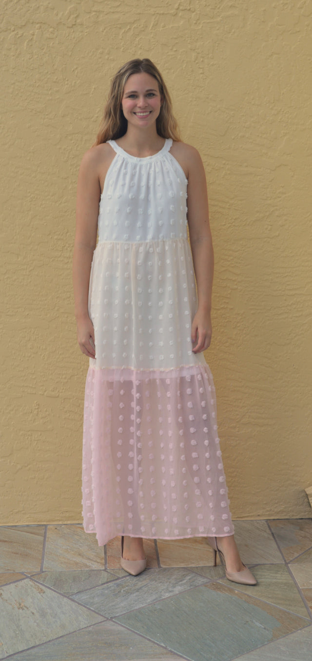 Three Tiered Halter Dress