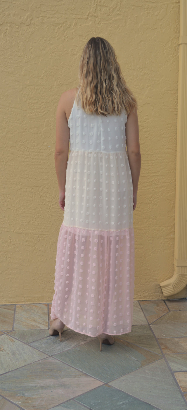 Three Tiered Halter Dress