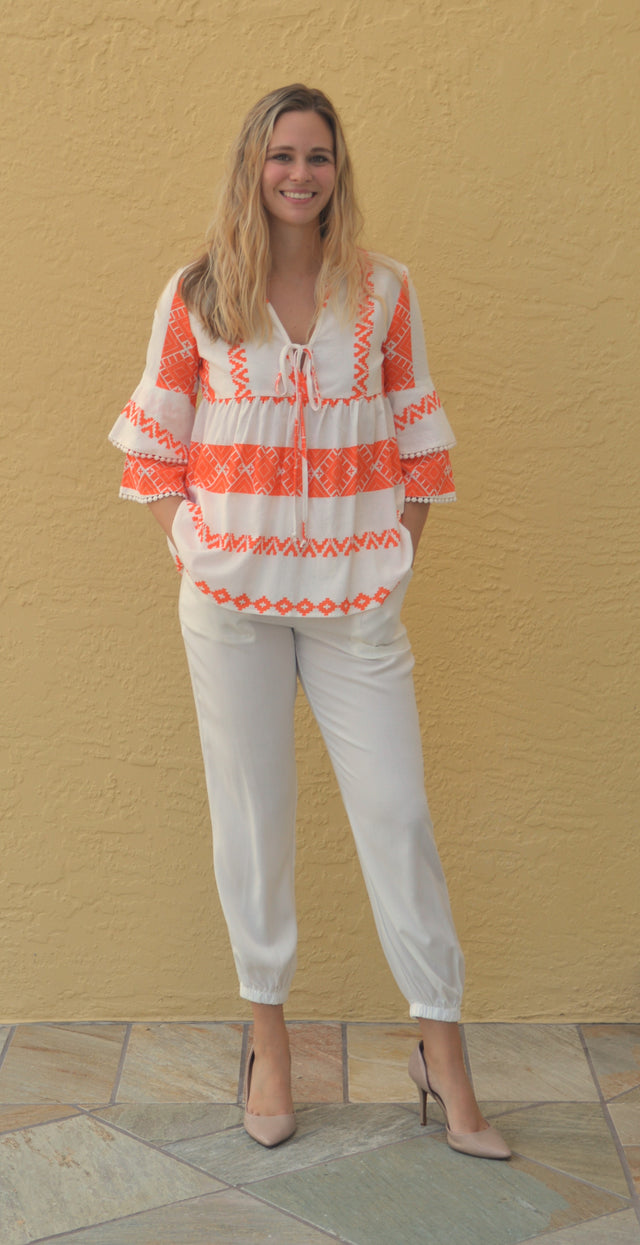 Aztec Boho Top