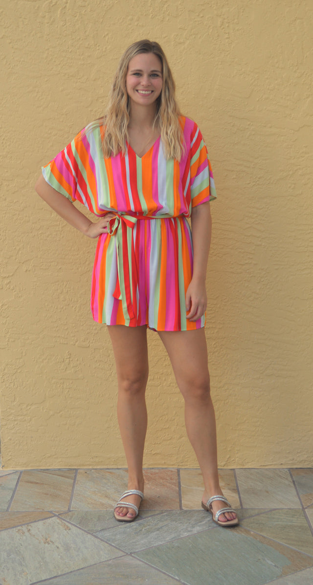 Striped Romper