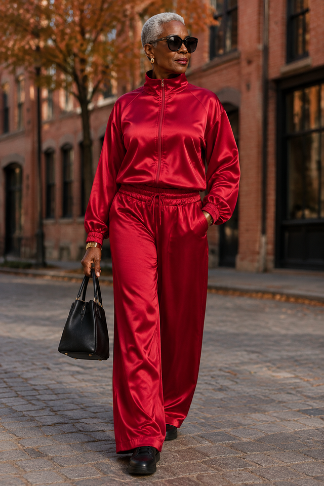 Iridescent Zesty Zip Up Set- 5 colors