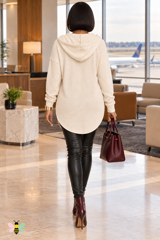 The Lakemont Waffle-Knit Hoodie