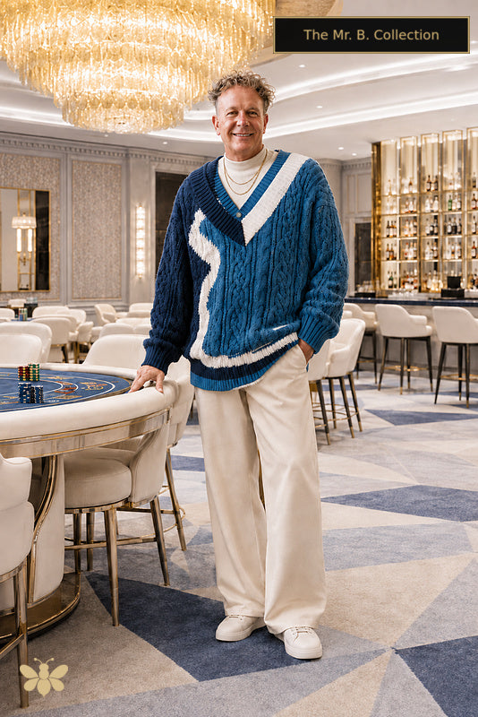 The Mr. B. Collection- Color block sweater