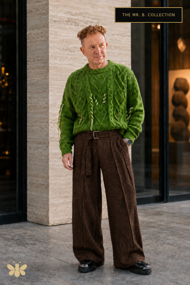The Mr. B. Collection-The Oscar Green Sweater