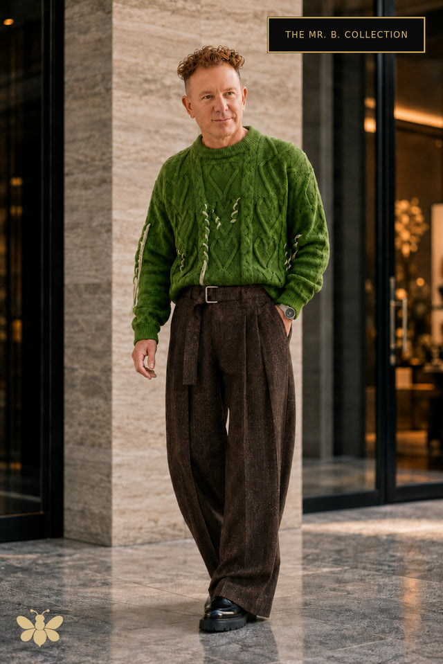The Mr. B. Collection-The Oscar Green Sweater