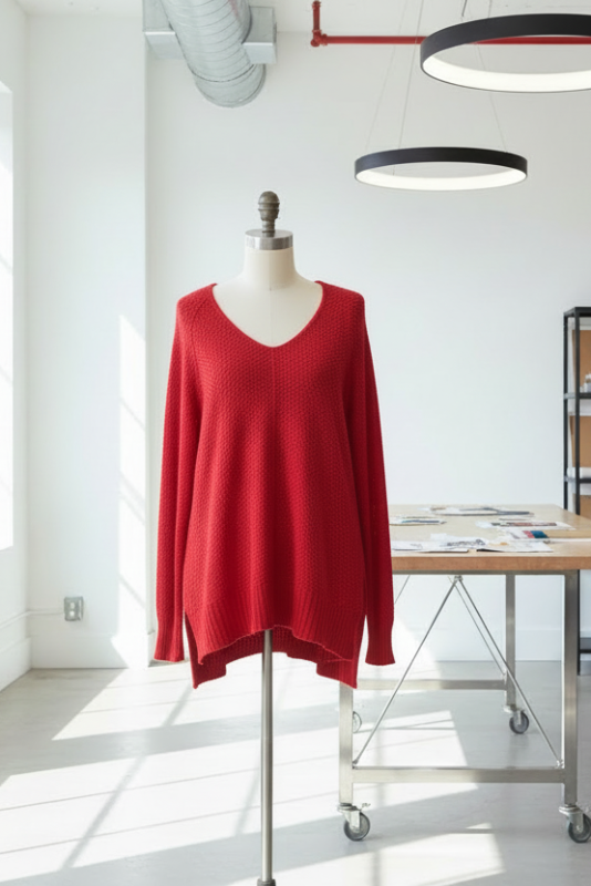 Magic Sweater Bright Red
