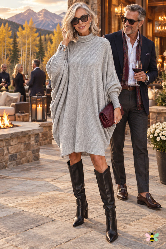 The Telluride After-Dark Sweater Dress