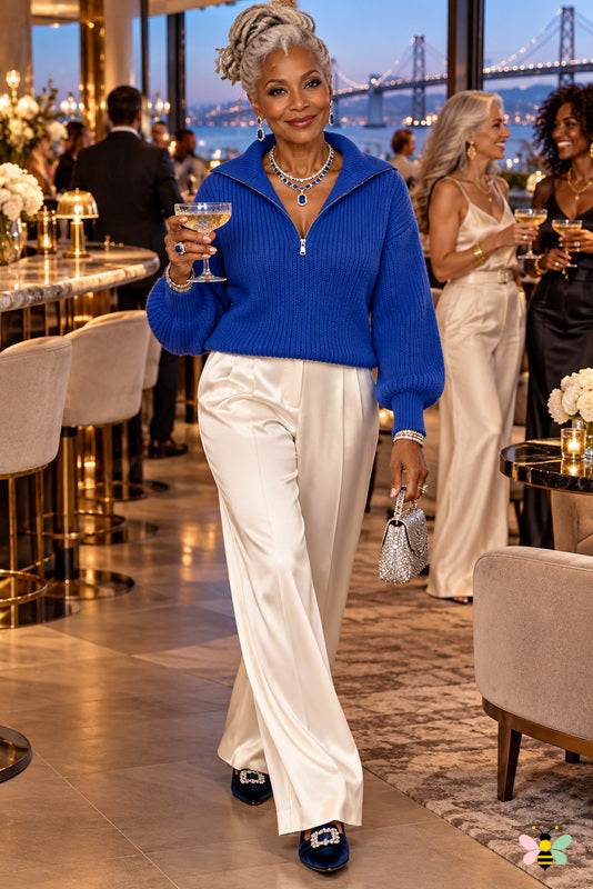 The Sonora Luxe Quarter-Zip Sweater