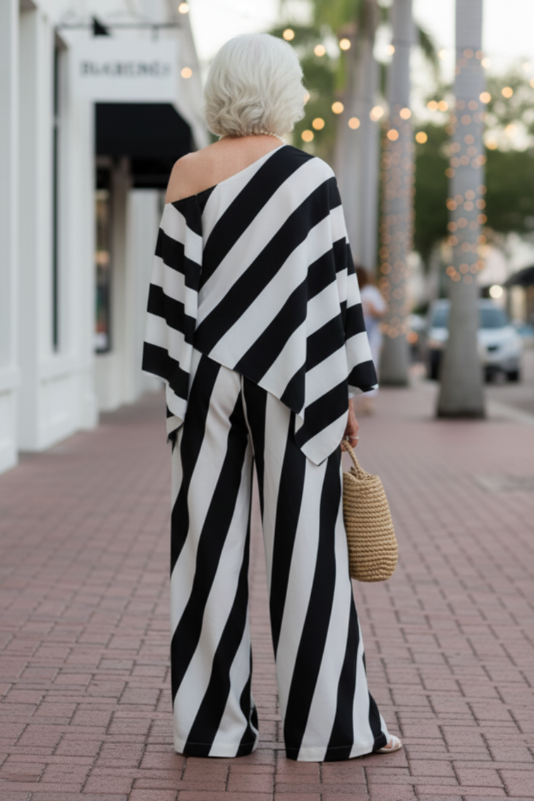 Asymmetrical Stripe Set