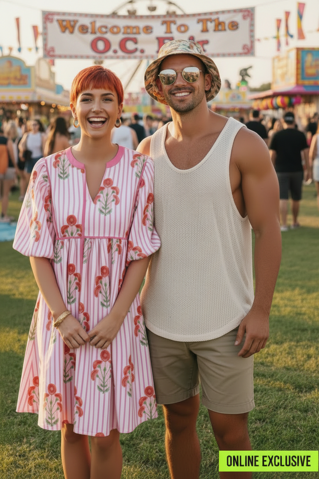 The County Fair Floral Dress