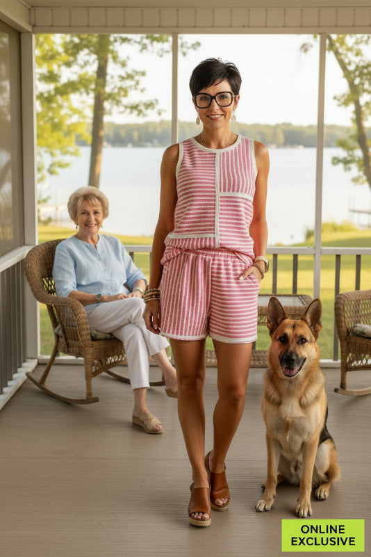 Lake St. Claire Contrast Trim Set