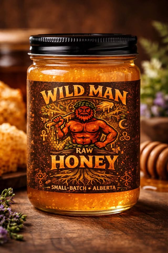 Wild Man Raw Chocolate Infused Honey