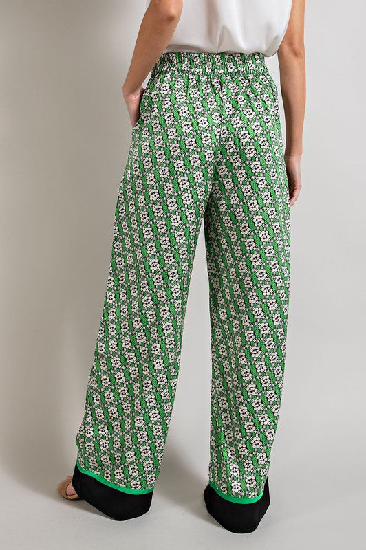 Printed Flair Pants