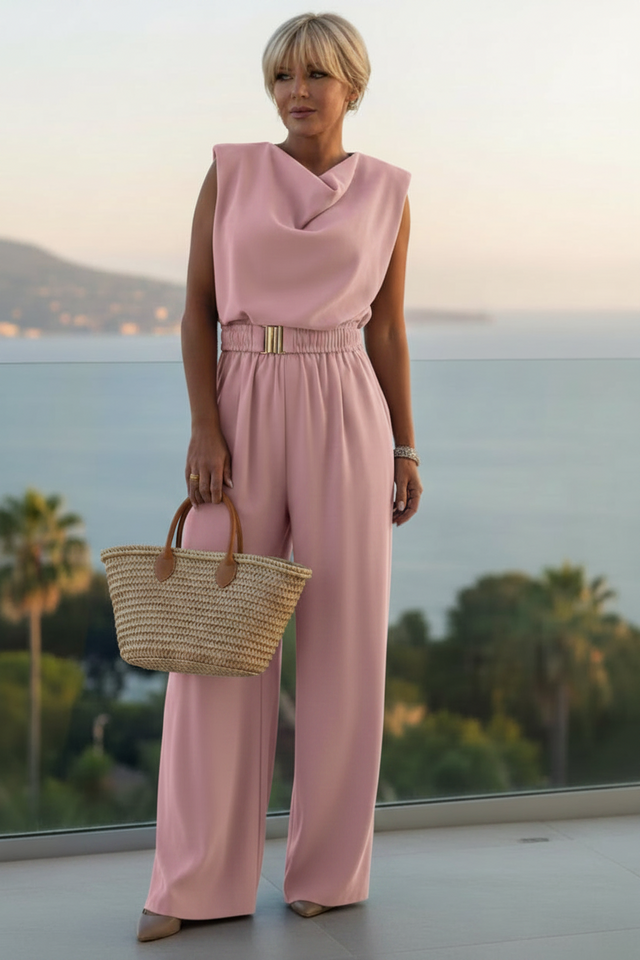 The Jessica P. Cowl Jumpsuit