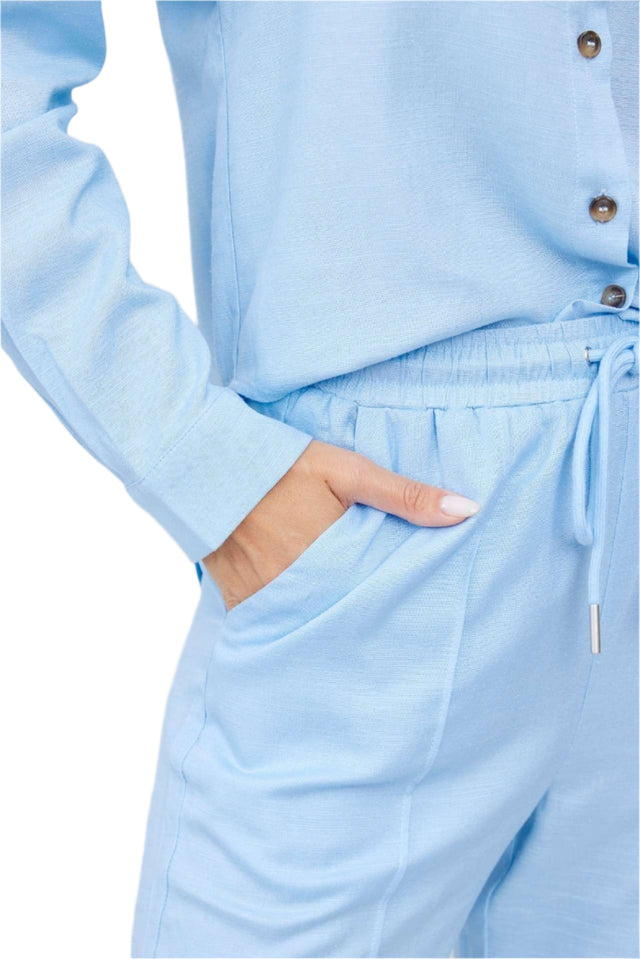 Linen LS and Pant Set
