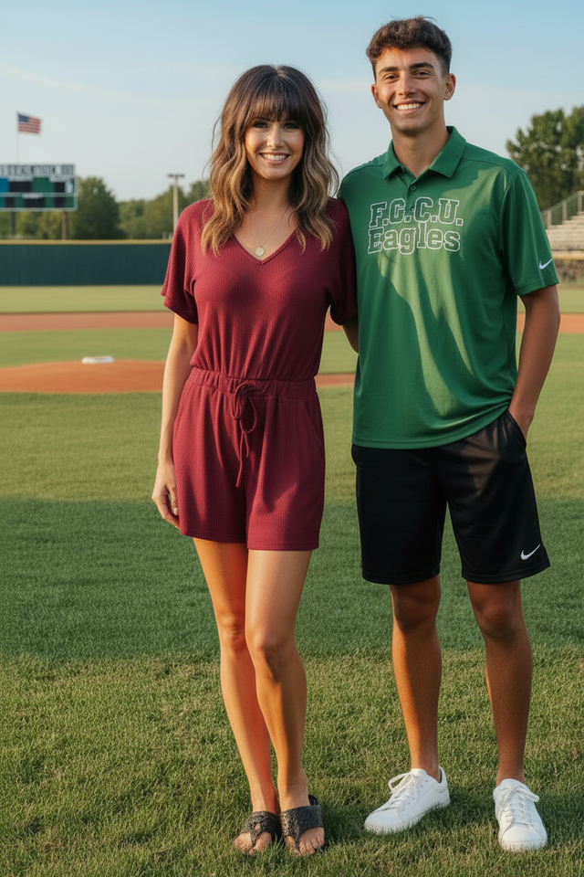 The Everyday V-Neck Romper