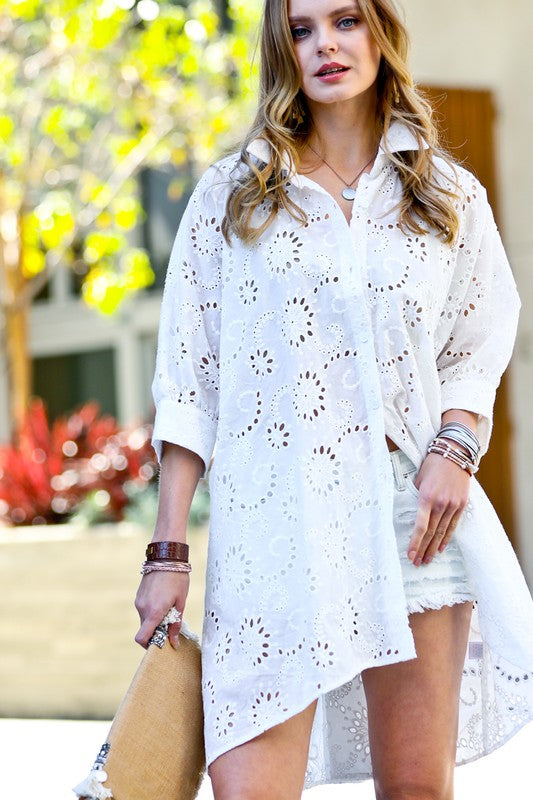 Embroidery Detailed Tunic Dress