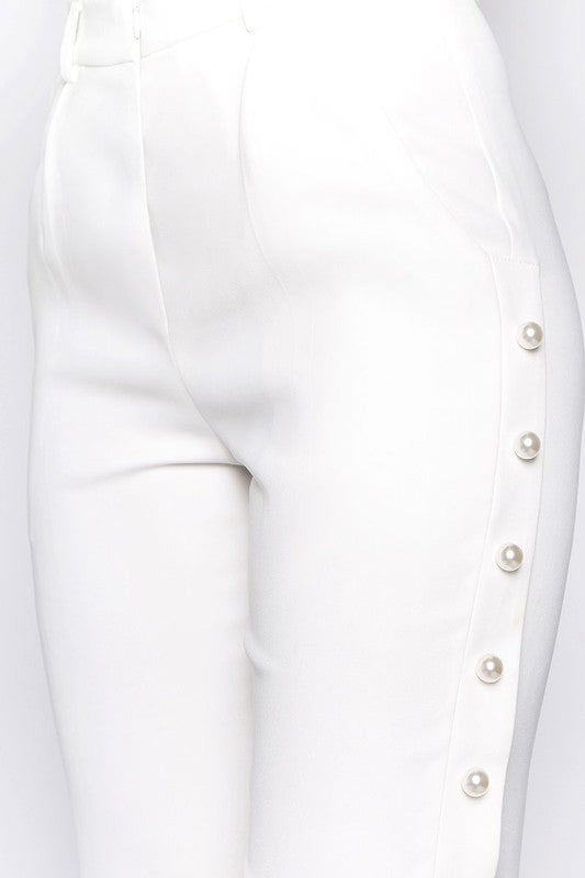 Rianne Pearl Trim Detail Pants