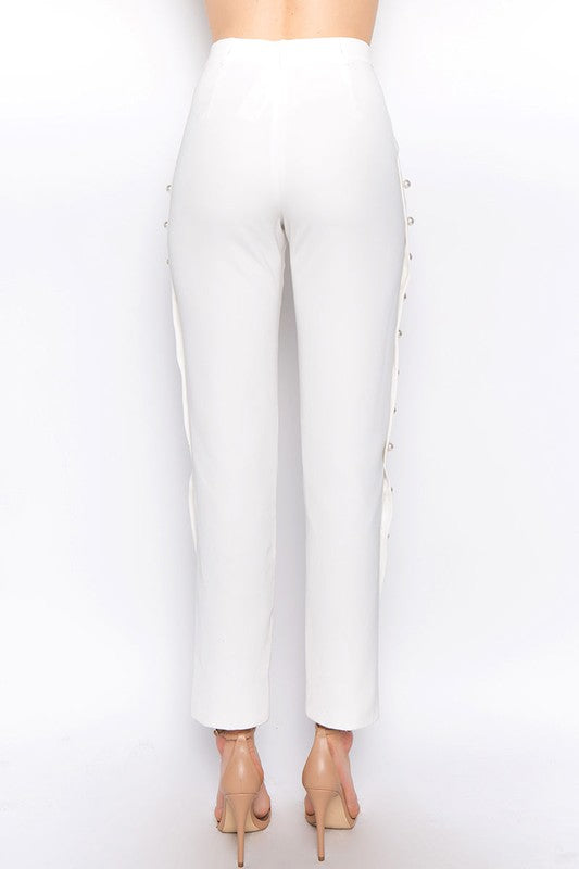 Rianne Pearl Trim Detail Pants