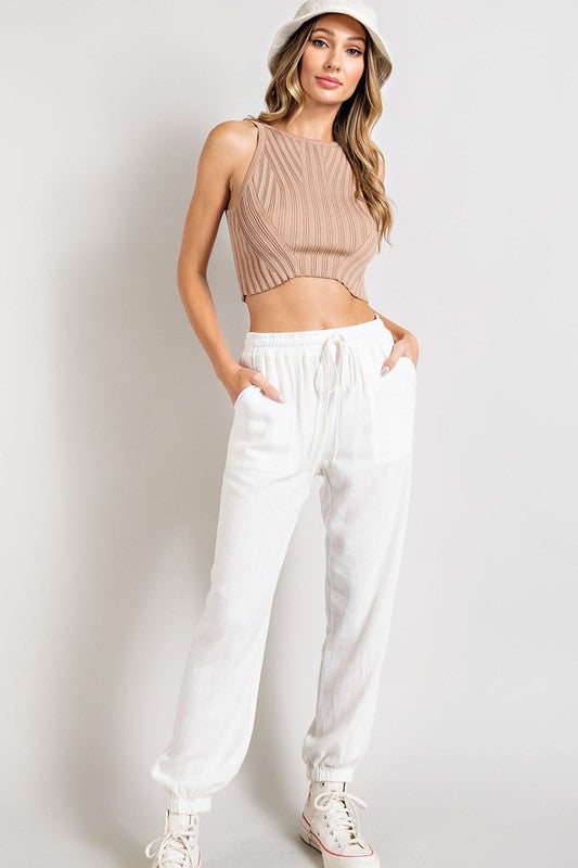 Off White Jogger Pant