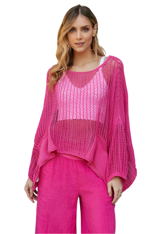 Mid Length Crochet Cardigan