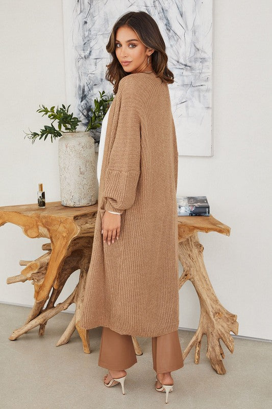 Crochet Drop Shoulder Cardigan