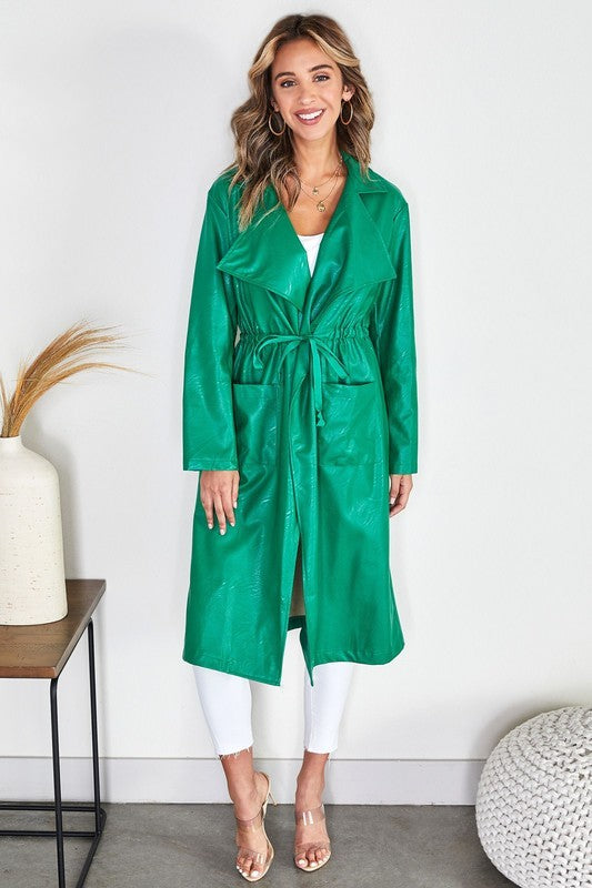 Collared Trench Coat