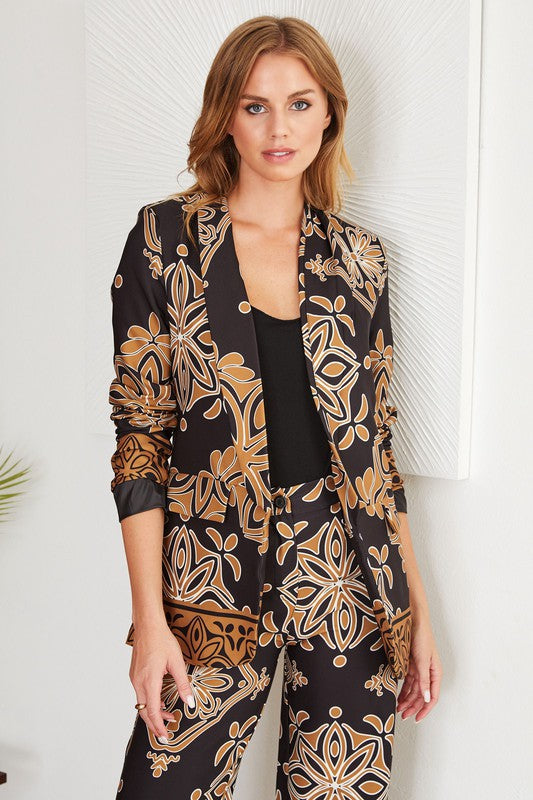 Moracco Print Blazer