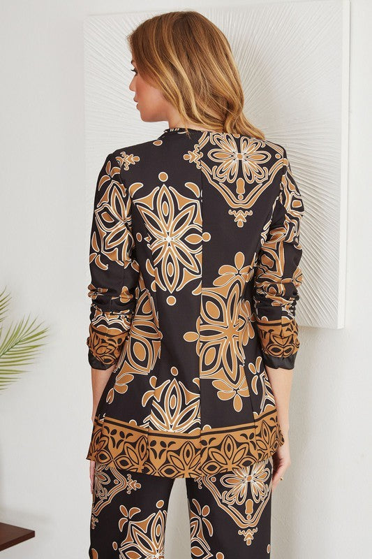 Moracco Print Blazer