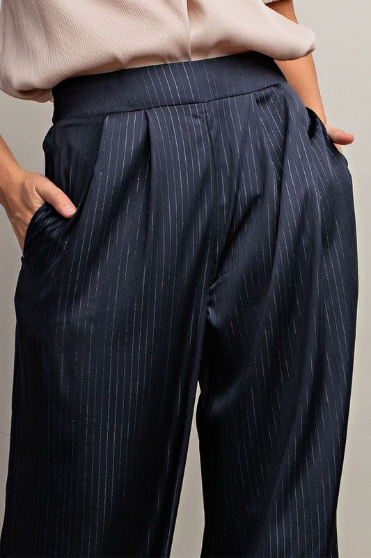 Wide Pintuck Pants